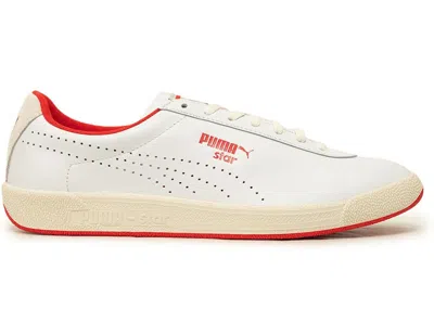 Pre-owned Puma Men's  Star Strawberries And Cream Sneakers In White/for All Time Red In Multi