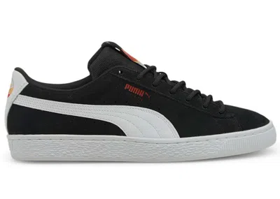 Pre-owned Puma Men's  Suede As Art Of Sport Sneakers In Black/white/high Risk Red In Multi