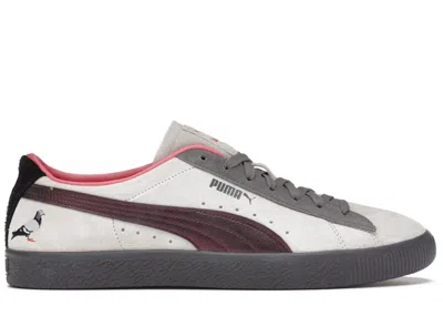 Pre-owned Puma Men's  Suede Atmos Staple Sneakers In Natural/grey/black In Multi