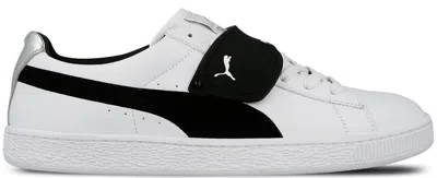 Pre-owned Puma Men's  Suede Classic Karl (karl Lagerfeld) Sneakers In  White/ Black In Multi