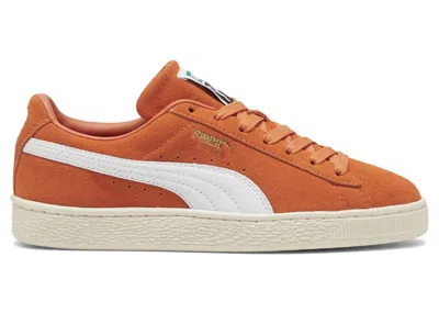 Pre-owned Puma Men's  Suede Classic Sneakers In Maple Syrup/frosted Ivory
