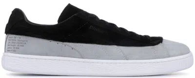 Pre-owned Puma Men's  Suede Classic Stampd 8818 Sneakers In  White/ Black