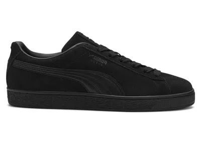 Pre-owned Puma Men's  Suede Classic Triple Black Sneakers In  Black
