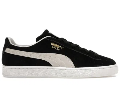 Pre-owned Puma Men's  Suede Classic Xxi Black White Sneakers In  Black/ White In Multi