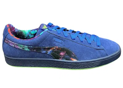 Pre-owned Puma Men's  Suede Classic Xxi Lamelo Ball Galaxy Sneakers In Elektro Blue/dazzling Blue