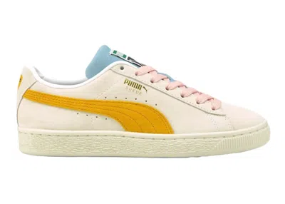 Pre-owned Puma Men's  Suede Classic Xxi Sneakers In Ivory Glow/mineral Yellow