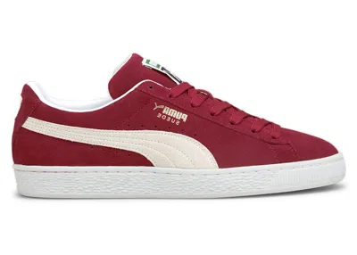 Pre-owned Puma Men's  Suede Classic Xxi Sneakers In Vine/ Black/ White