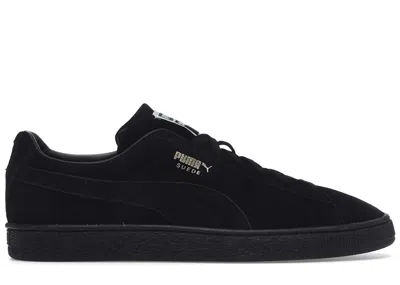 Pre-owned Puma Men's  Suede Classic Xxi Triple Black Sneakers In  Black