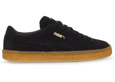 Pre-owned Puma Men's  Suede Crepe Sneakers In Black