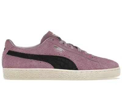 Pre-owned Puma Men's  Suede Diamond Supply Co. Sneakers In Orchid Bloom/ Black