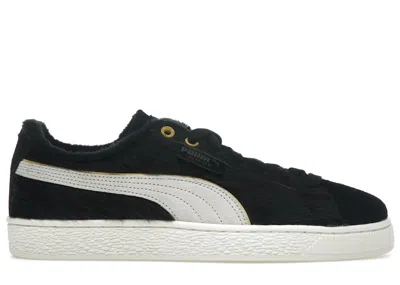 Pre-owned Puma Men's  Suede Felix The Cat Sneakers In Black/pelé Yellow In Multi