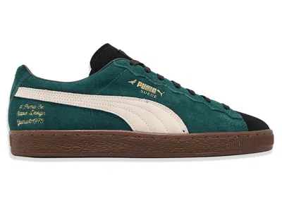 Pre-owned Puma Men's  Suede Jeff Staple Gidra Sneakers In Malachite/alpine Snow
