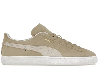 Pre-owned Puma Men's  Suede Jjjjound Sneakers In Putty/white