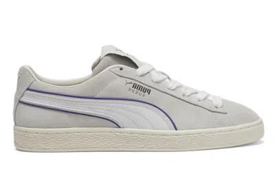 Pre-owned Puma Men's  Suede Lauren London Sneakers In  White