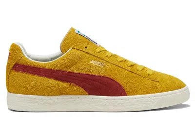 Pre-owned Puma Men's  Suede Made In Japan Sneakers In Tangerine/red Fire