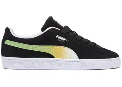 Pre-owned Puma Men's  Suede Nba 2k Shot Meter Sneakers In  Black/sun Stream/ White