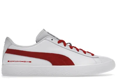 Pre-owned Puma Men's  Suede Rs 2.7 Porsche Grand Prix Sneakers In Red/white In Multi