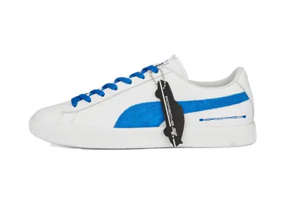 Pre-owned Puma Men's  Suede Rs 2.7 Porsche Sneakers In White/blue