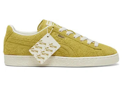 Pre-owned Puma Men's  Suede The Never Worn 4 Sneakers In Frosted Ivory/golden Fog