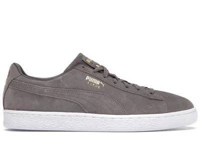 Pre-owned Puma Men's  Suede Tmc Sneakers In Grey/white