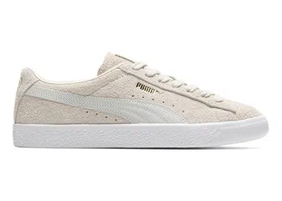 Pre-owned Puma Men's  Suede Vintage Eb Sneakers In Eggnog/ White