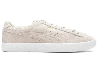 Pre-owned Puma Men's  Suede Vintage Hairy Suede Sneakers In Pristine/ White/cream