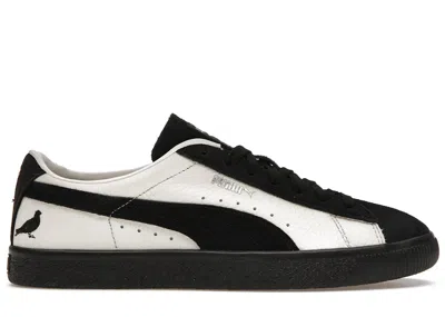 Pre-owned Puma Men's  Suede Vtg Atmos Staple Crow And Pigeon (2023) Sneakers In White/black/pink