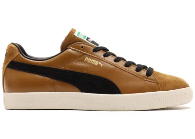 Pre-owned Puma Men's  Suede Vtg Made In Japan Atmos Soma Golden Monster Sneakers In Brown/black