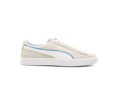 Pre-owned Puma Men's  Suede Vtg Rdl Fs Sneakers In Gray/white