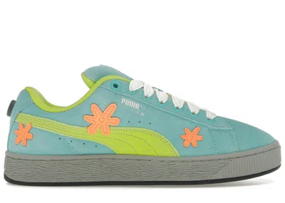 Pre-owned Puma Men's  Suede Xl Scooby Doo Sneakers In Blue/orange/green