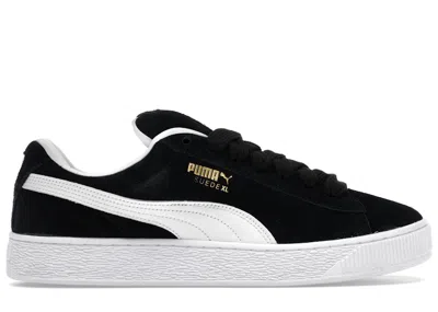Pre-owned Puma Men's  Suede Xl Sneakers In Black/white