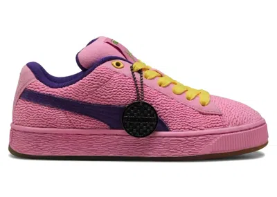 Pre-owned Puma Men's  Suede Xl Teenage Mutant Ninja Turtles Krang Sneakers In Pink/yellow/purple