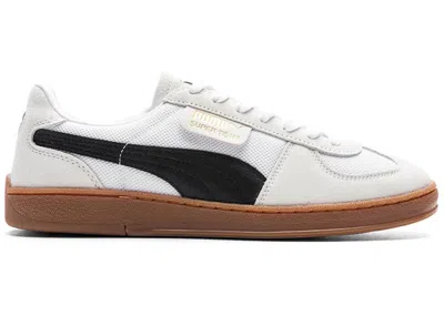 Pre-owned Puma Men's  Super Team Og Sneakers In White/black/gum In Multi