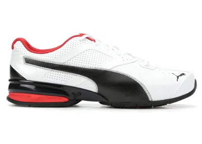 Pre-owned Puma Men's  Tazon 6 Fm Wide Sneakers In White/black/silver In Multi