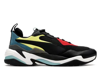 Pre-owned Puma Men's  Thunder Spectra Black Sneakers In  Black/ White