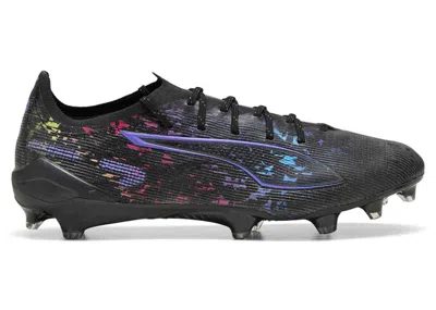 Pre-owned Puma Men's  Ultra 5 Ultimate Fg Christian Pulisic Stealth Pack Sneakers In Black/dark Amethyst/team R In Multi