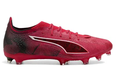 Pre-owned Puma Men's  Ultra 6 Pro Fg/ag Christian Pulisic Sneakers In Fast Red/ Black/fire Orchid