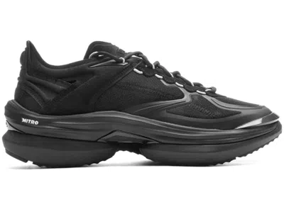 Pre-owned Puma Men's  Variant Nitro Scitech Sneakers In Black/platinum Grey In Multi