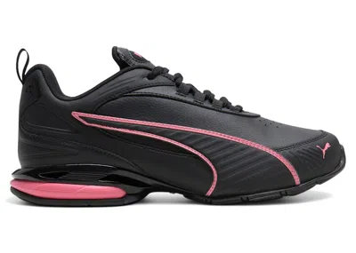 Pre-owned Puma Men's  Voltaic Evo Nubuck Black Sneakers In  Black/dark Cool Grey In Multi