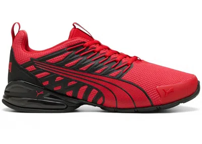 Pre-owned Puma Men's  Voltaic Evo Sneakers In For All Time/red/black In Multi