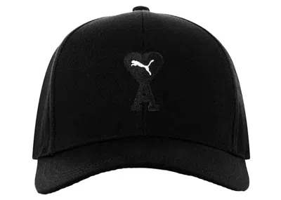 Pre-owned Puma Men's  X Ami Low Curve Cap In Black