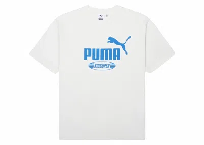 Pre-owned Puma Men's  X Kidsuper King Graphic Tee Shirt In White