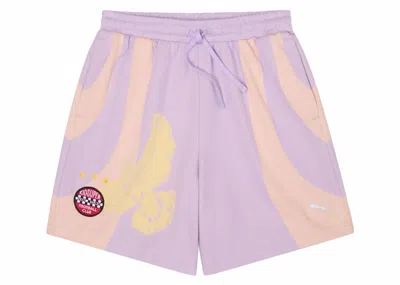 Pre-owned Puma Men's  X Kidsuper Knit Shorts In Vivid Violet
