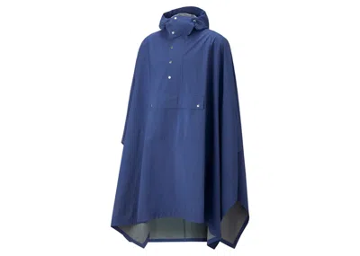 Pre-owned Puma Men's  X Maison Kitsune Waterproof Poncho In Blue