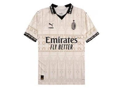 Pre-owned Puma Men's  X Pleasures Ac Milan 2023/24 Light Version Authentic Jersey (imported Version)