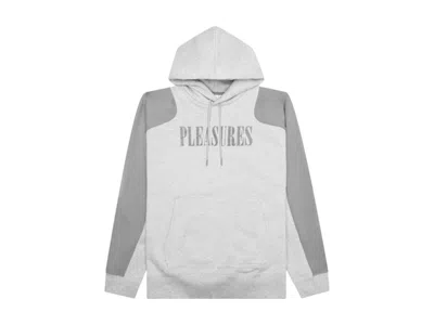 Pre-owned Puma Men's  X Pleasures Hoodie In Light Grey Heather In Gray