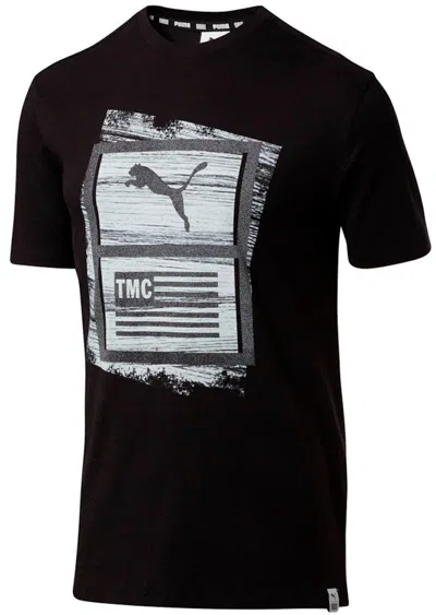 Pre-owned Puma Men's  X Tmc Hussle Tee Shirt In Black
