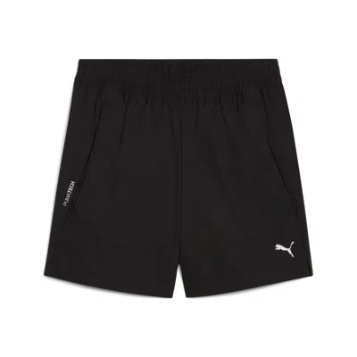 Puma Men's Tech Relaxed Shorts 6" Men In Black