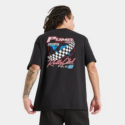 Puma Men's Rally Club T-shirt In Black