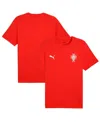 Puma Men's Red Portugal National Team Ftblless T-shirt In Red
